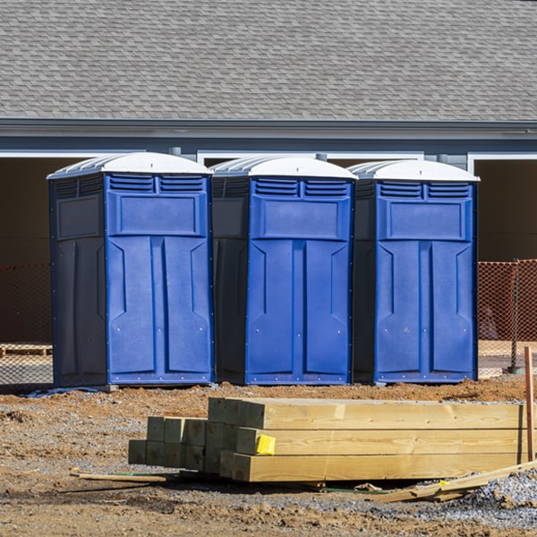 what types of events or situations are appropriate for portable toilet rental in West Finley